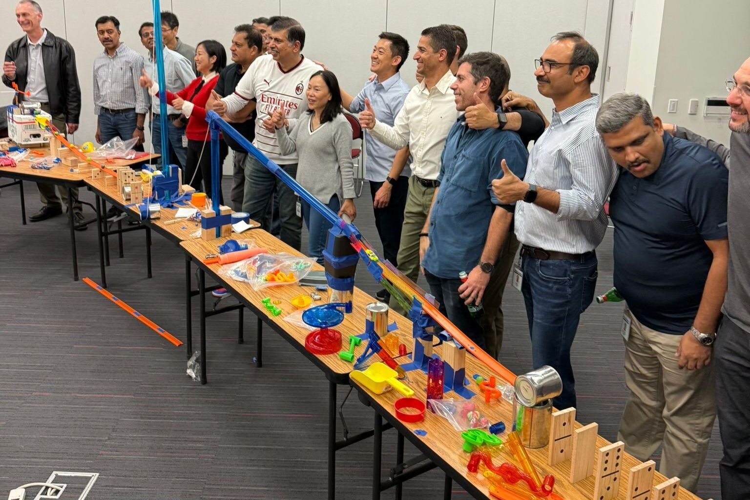 Domino Effect Team Building Activity