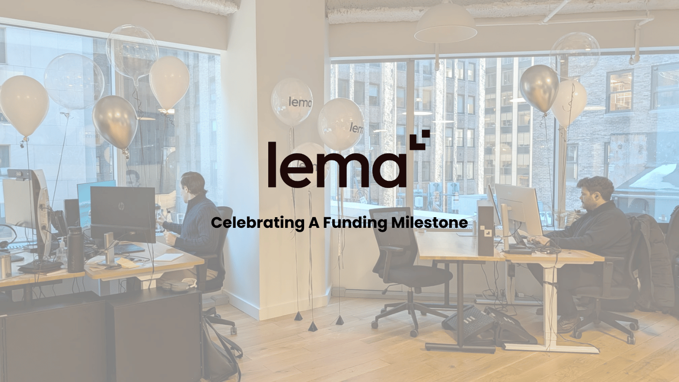 Lema.ai celebrating funding milestone