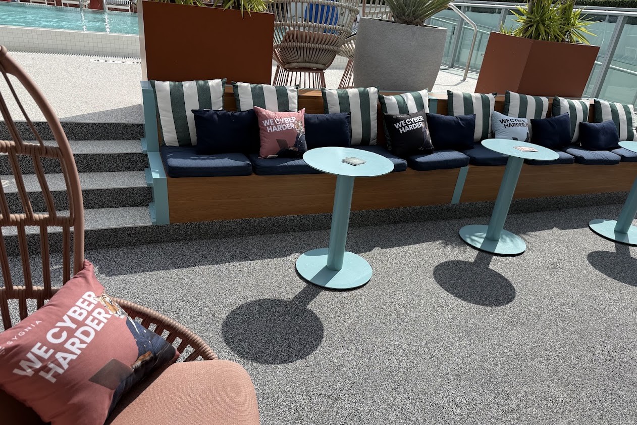 Branded rooftop at Sygnia's offsite